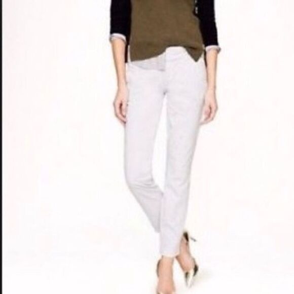 J. CREW   NWT  CREAM COLOR SUNWASHED SLIM CHINO - Picture 1 of 8